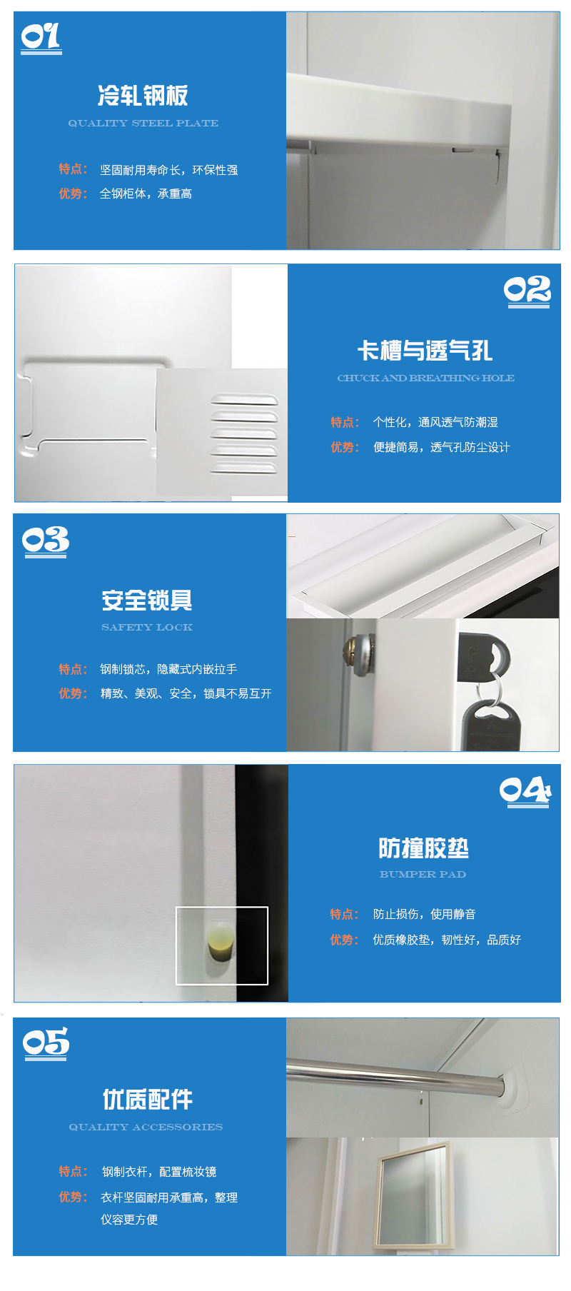海發(fā)HF-YGNL系列鋼制更衣柜細(xì)節(jié)，更衣柜產(chǎn)品介紹